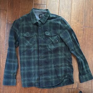 Vans Dark Green Men’s Flannel Shirt